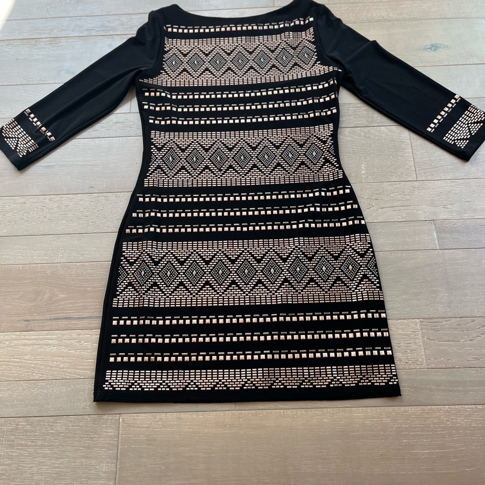 White House black market extra small cocktail dress long sleeve